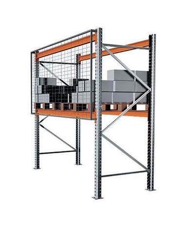 Bakre skyddsnät 1000 x 2200 mm, RAL 9018