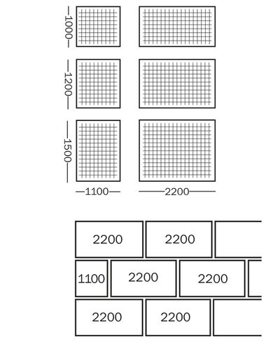 Stöd för bakre skyddsgaller 200 mm