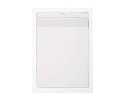 Plastficka A4 vertikal, med metallklämmor Plastficka A4 vertikal, med metallklämmor