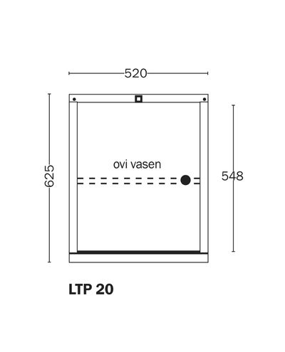 Låda 20 Handy Industrial, låda 548 mm