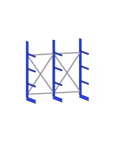 Externt hyllplan K60, 3 kolumner, 3060 mm