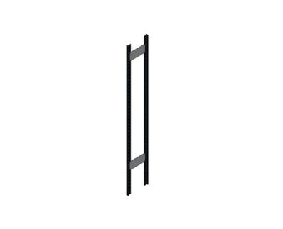 Kasten S90 små förvaringshyllor med öppen topp 400 x 2480 mm