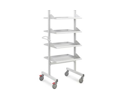 Hyllvagn, 4 hyllplan