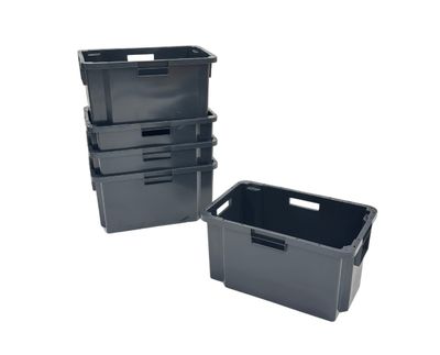 Arca flyttlåda 52 l 600x400x300mm, grå
