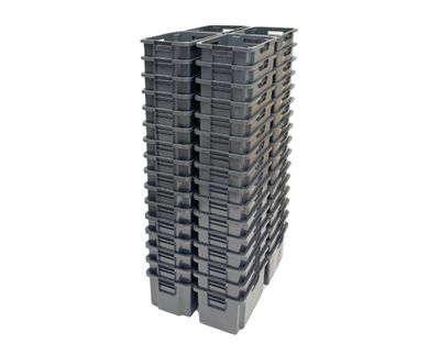 Arca flyttlåda 52 l 600x400x300mm, grå