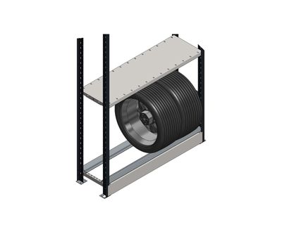 Ringbricka för förvaringshylla av lådor