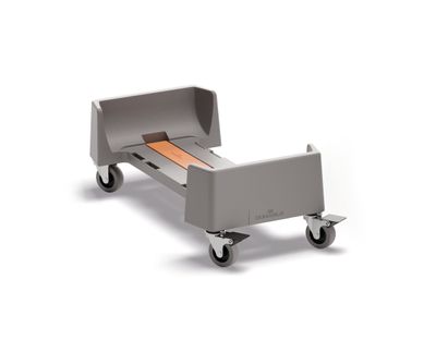 Vagn 60 l för Durabi papperskorg, återvunnen plast