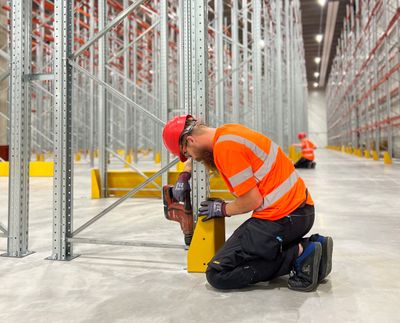 Installationsschema för påkörningsskydd